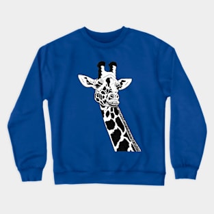 Giraffe - ink illustration Crewneck Sweatshirt